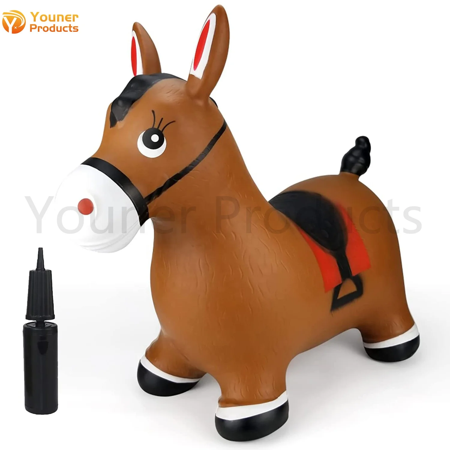 Outdoor Sports toys Inflatable Ride on Bouncing Animal Hopper jumping horse with Customized design