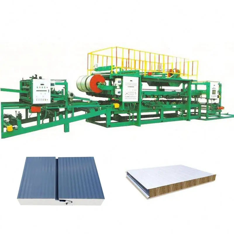 high quality polyurethane machines polyurethane steel sandwich panel manufacturing production line price