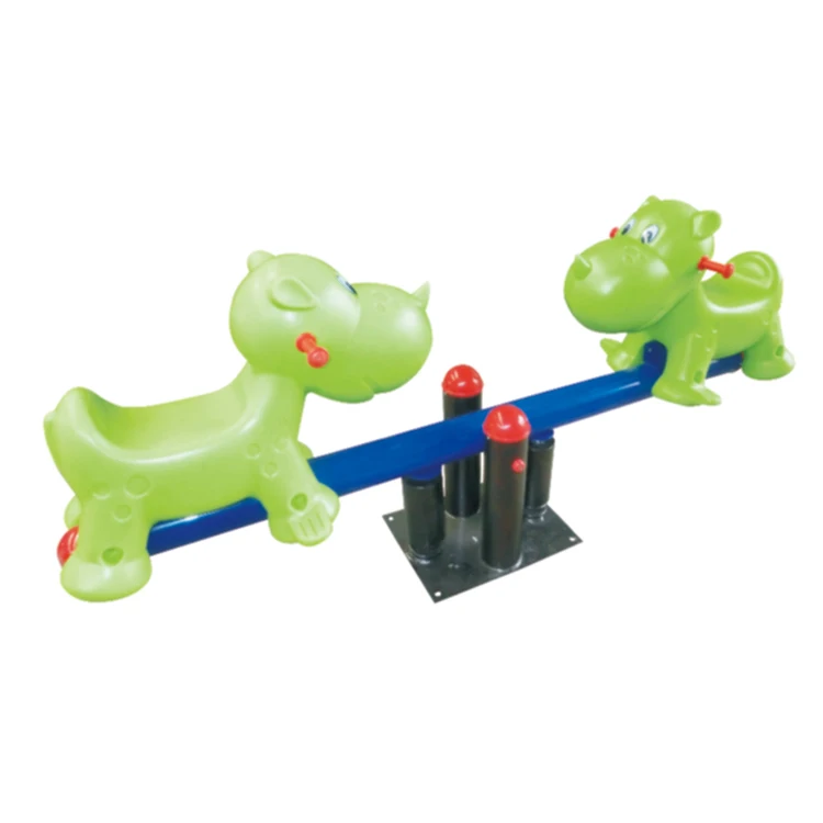OEM Factory Resort Place Wooden Toy Hamster Log Seesaw Plastic Seat Children Animal Seesaws With Cheapest Price