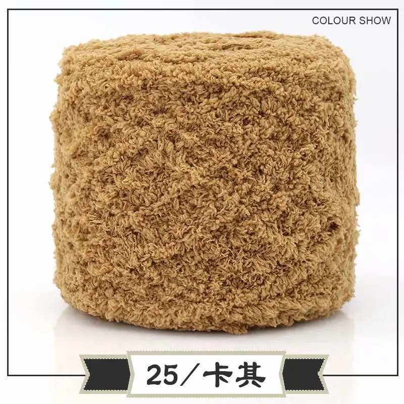 Coral Fluff Thread Scarf 100% Polyester Half Side Cashmere Yarn Recycled Braided Towel for Babies Wholesale