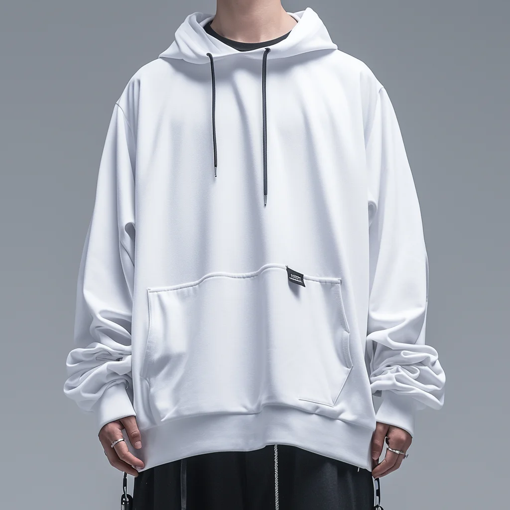 High Quality Cotton French Terry Oversize Hoodie Thick Fleece Drop Shoulder Plain Blank Custom Men Hoodies