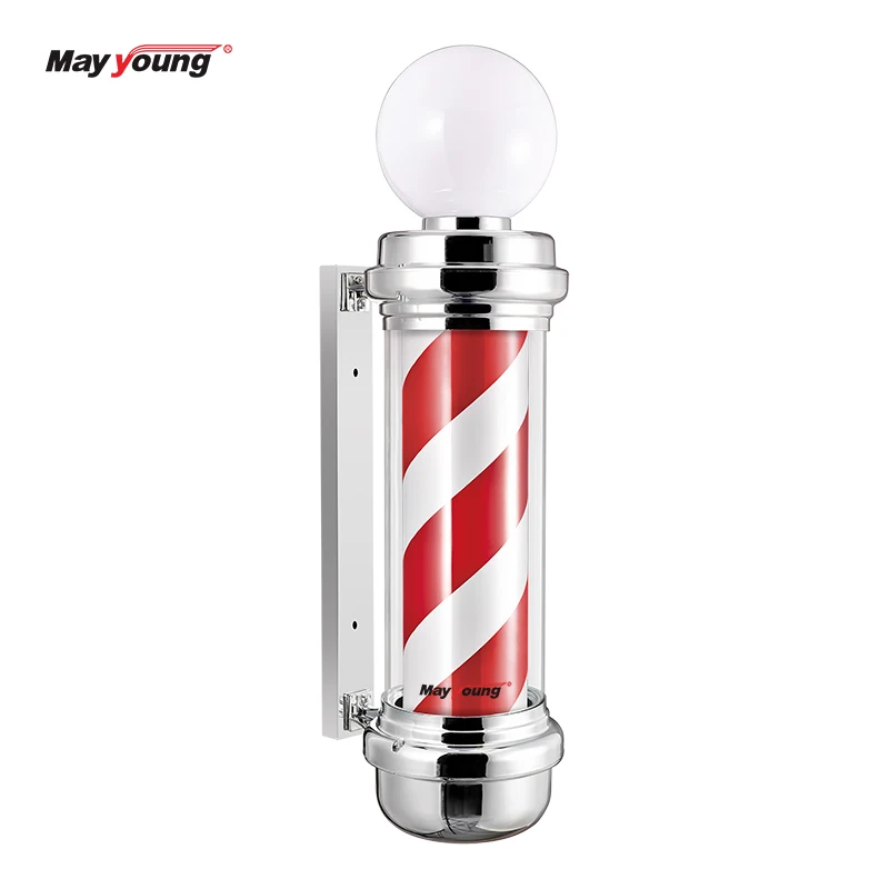 M337C  Custom Barber shop pole Hair salon lamp sign Barber lamps