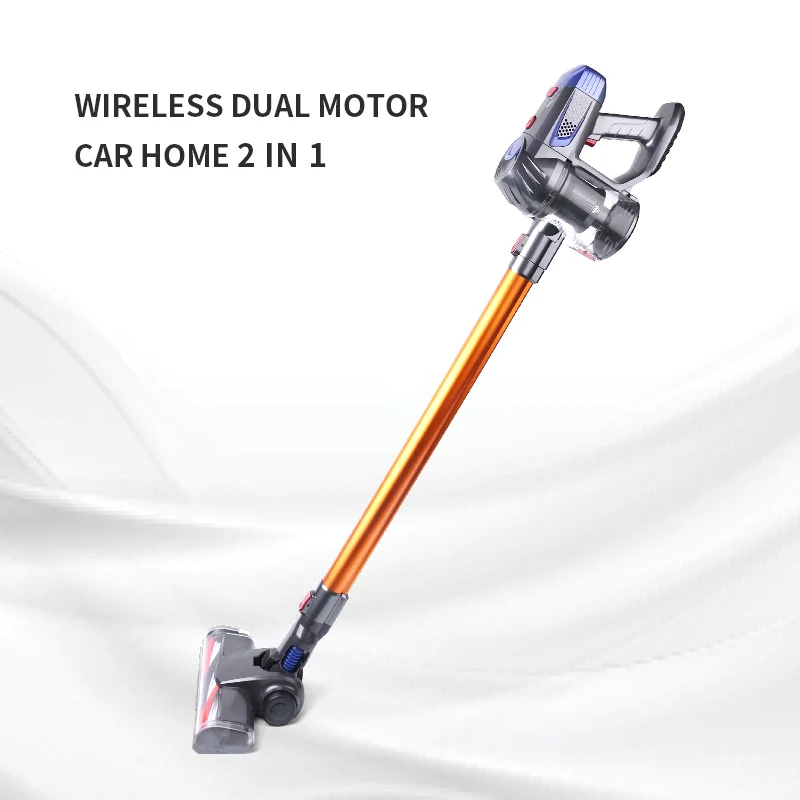 Portable Stick Dust Collector Broom Vacuum Cleaner Wireless Hand Handheld Cordless Vacuum Cleaner for Home Battery Brush Motor