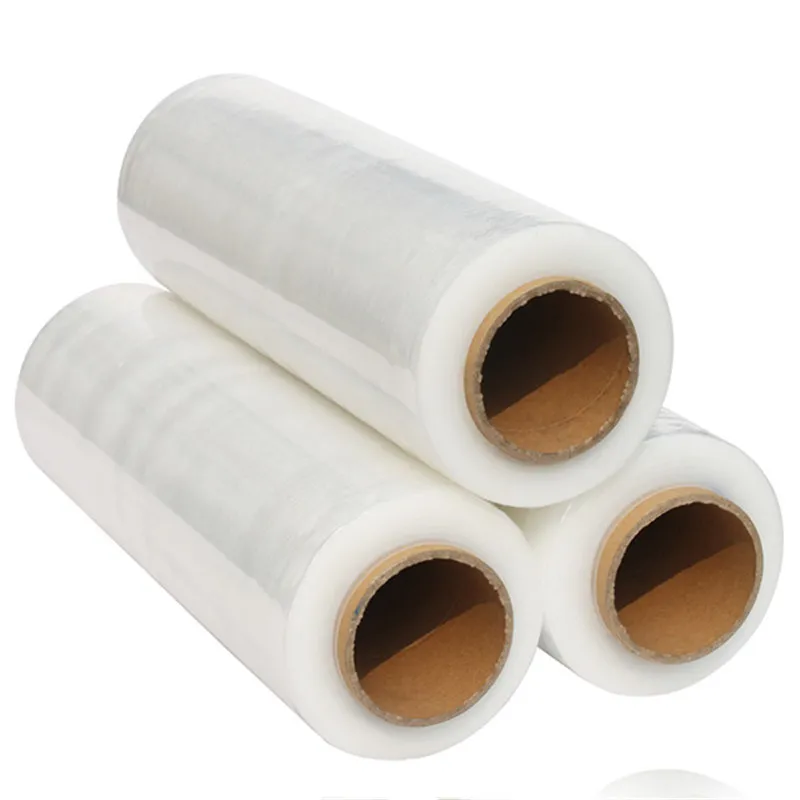 PE Plastic Jumbo Roll Machine and Hand Use Stretch Film Mini Small Roll LLDPE Stretch Pallet Wrap Film
