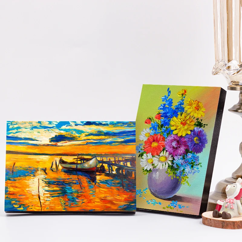 Aamzon Top Fashion America Style 8*10 Morden Style  Frameless Picture Frame Baby Memories Graduation Class  Photo Block