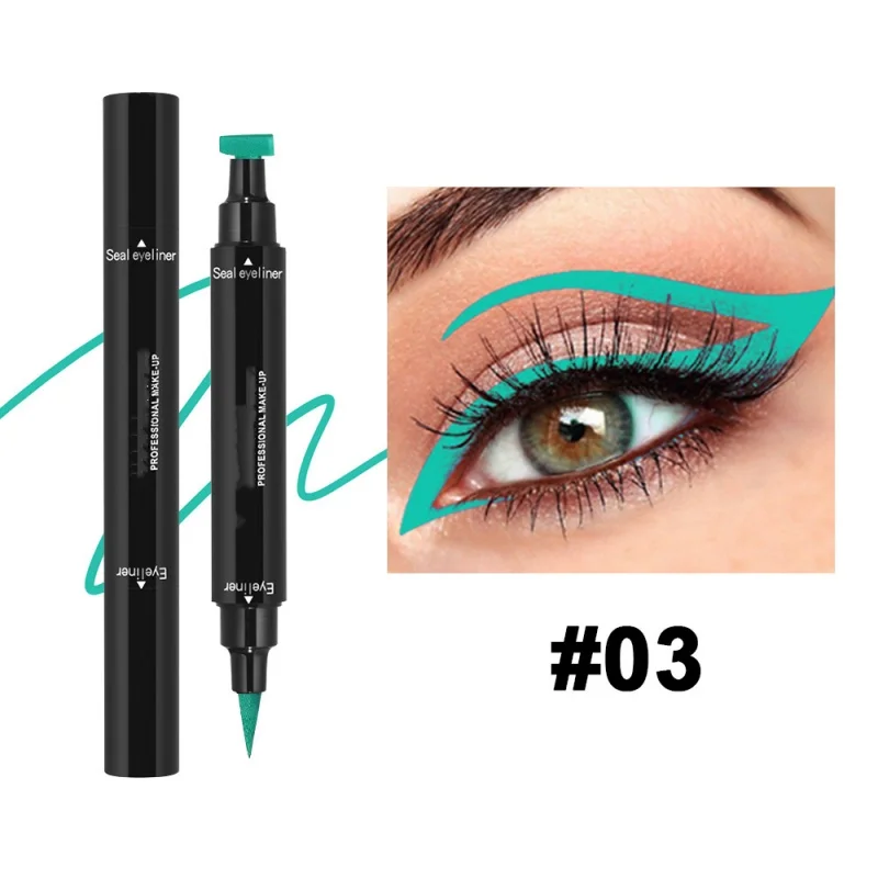 Wholesale Long Lasting Eye Liner Waterproof New Quick Dry Black 12h Oem/odm Private Logo Stamp Eyeliner