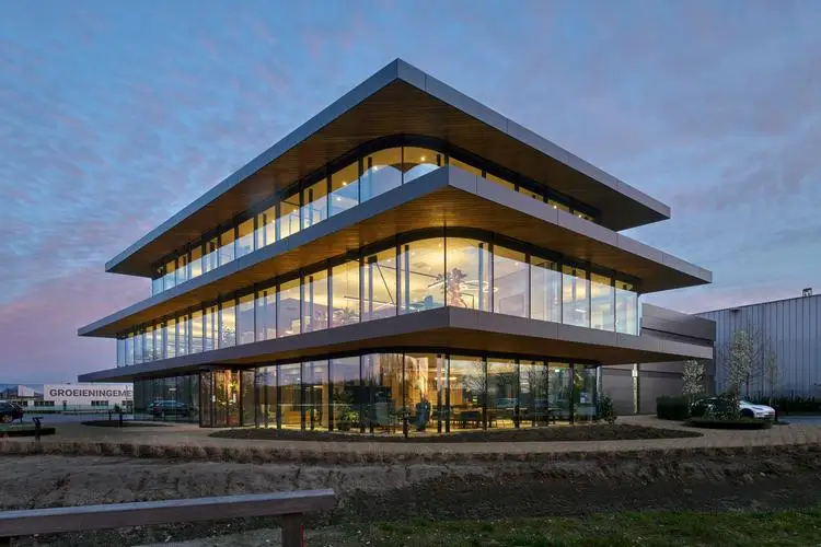 High-Rise Multi-Storey Prefabricated Steel Structure Office Building Lightweight steel structure office building
