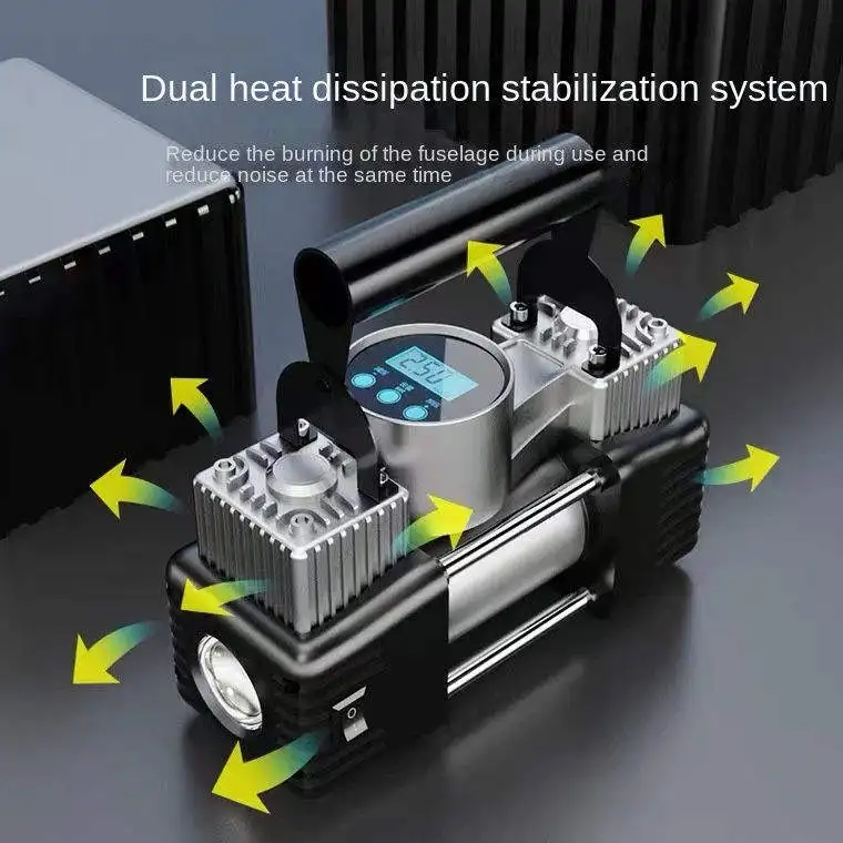 Manufacture Portable Air Compressor Tire Inflator  Car Air Compressor 12v  Mini Air Pump For For Cars