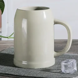 Oktoberfest Custom Ceramic Sublimation Beer mug with Handle Promotional German stein Plain 500ml 1000ml 300ml 10oz 16oz 24oz 26
