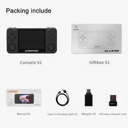 ANBERNIC RG351MP RETRO HANDHELD GAME CONSOLE RK3326 1.5GHZ LINUX SYSTEM FOR PSP NDS PS1 N64 MD OPENBOR GAME PLAY