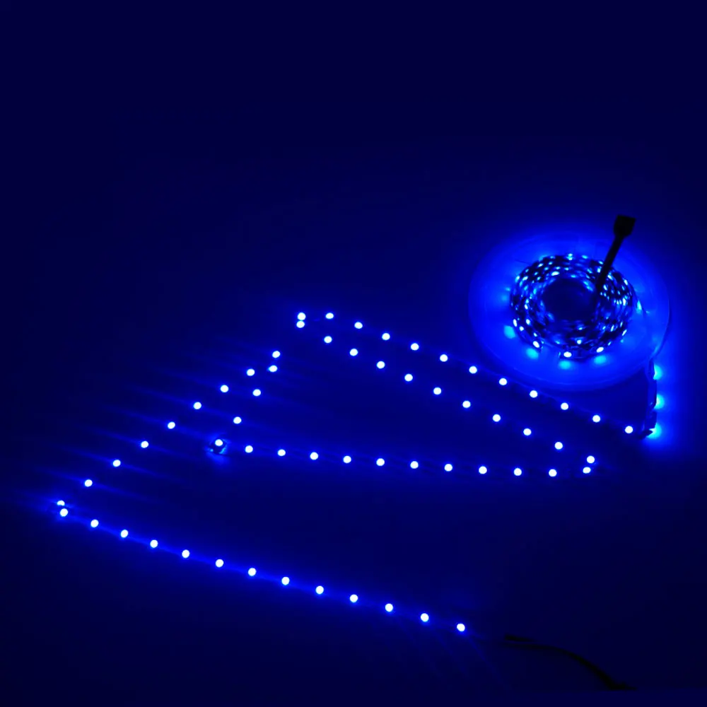 Гибкая светодиодная лента S-типа 5050 RGB 12 В/24 В 48 светодиодов/м 8 мм