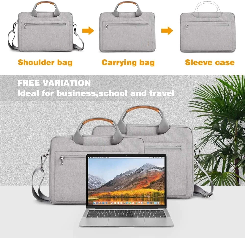 Waterproof Laptop Carrying Case Laptop Shoulder Bag Portable Laptop Bag