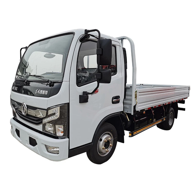 DFAC 4x2 large comfort double cabin 4 cylinders g.v.w. 3 ton flatbed light cargo truck for sale