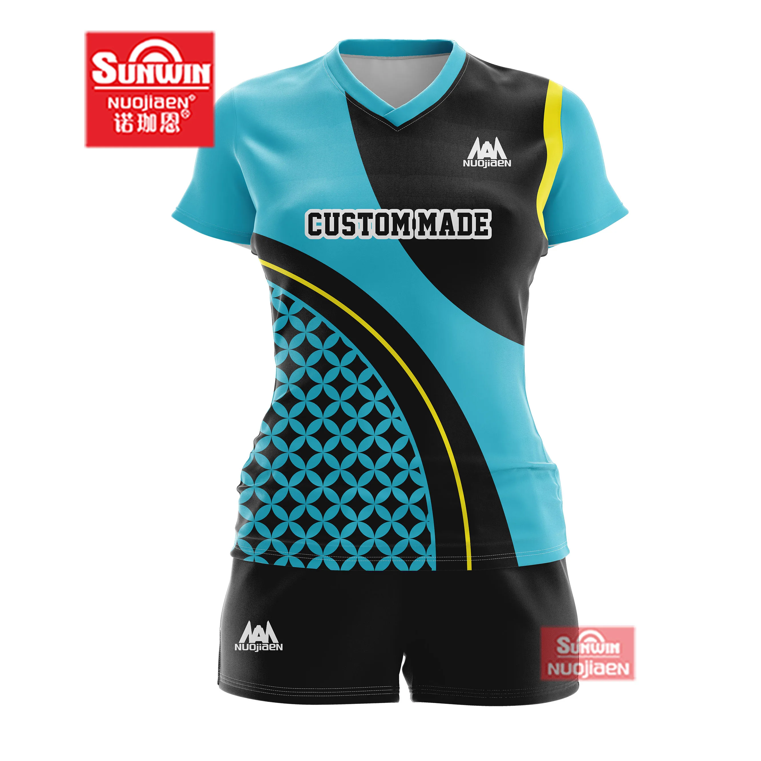 latest cheap online finished custom design sublimation mens team volleyball jerseys