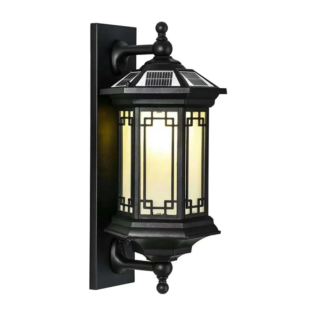 Лидер продаж на Amazon, светодиодная беспроводная водонепроницаемая уличная лампа на солнечной батарее с датчиком движения, домашний настенный светильник для чрезвычайных ситуаций