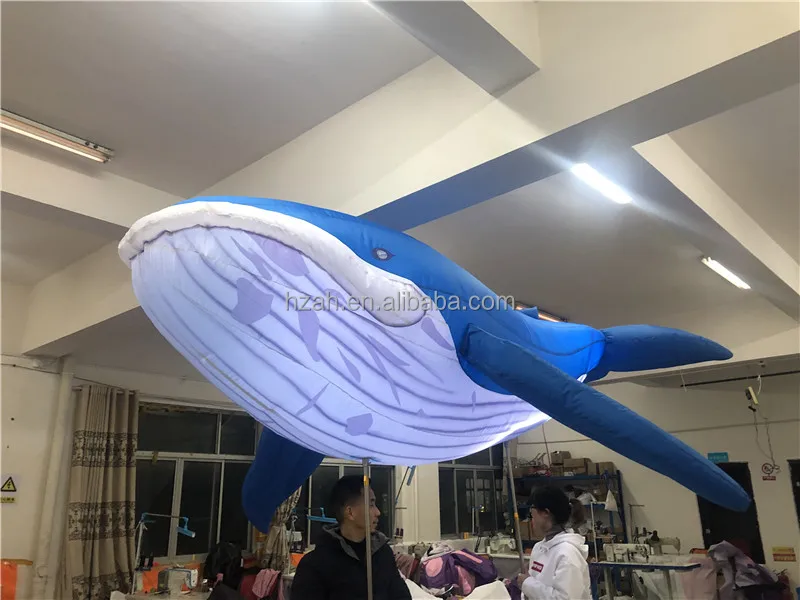 Marine Theme Party Light Inflatable Whale Sea Animals Model for Parade Event