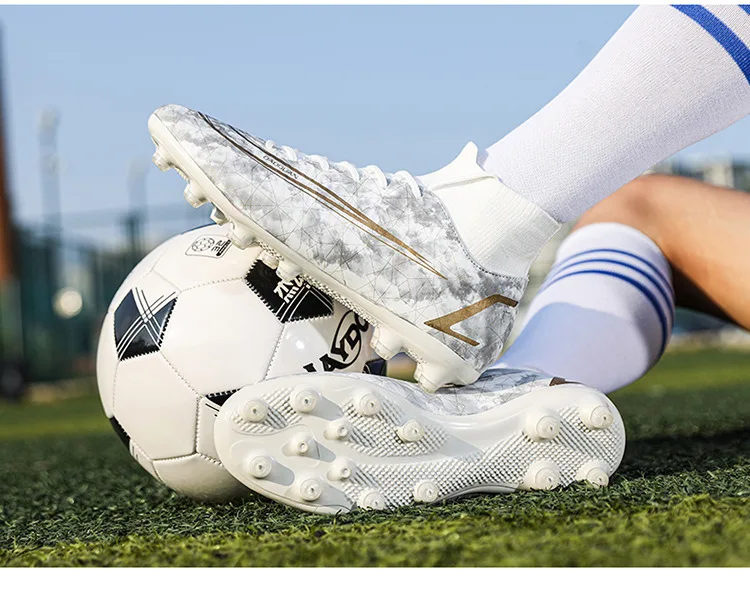 Manufacturing Customize Wholesale High Top Turf Tf Cheap Football Boots Shoes Soccer Cleats For Men