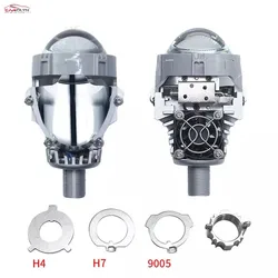 Wholesale Automotive Car Headlight 2 3.0 inch bi led Laser Projector Lens 9007 h4 h7 New Arrivals Fog Lens Lamp With Bracket
