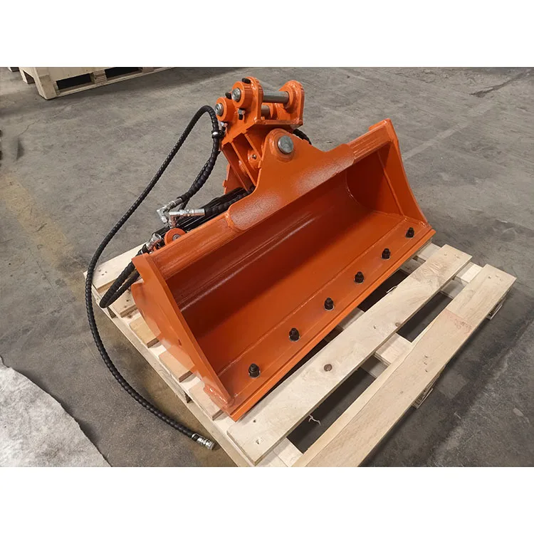Customized Durable Top Selling Tilt Rotator Bucket Tilting Bucket fit for Kubota kx018-3