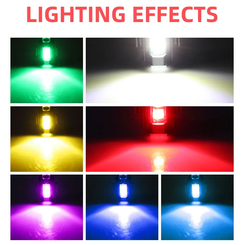 Universal Led Aircraft Strobe Lights Motorcycle Anti-collision Warning Light with USB Charging 7 Colors Turn Signal Indicator