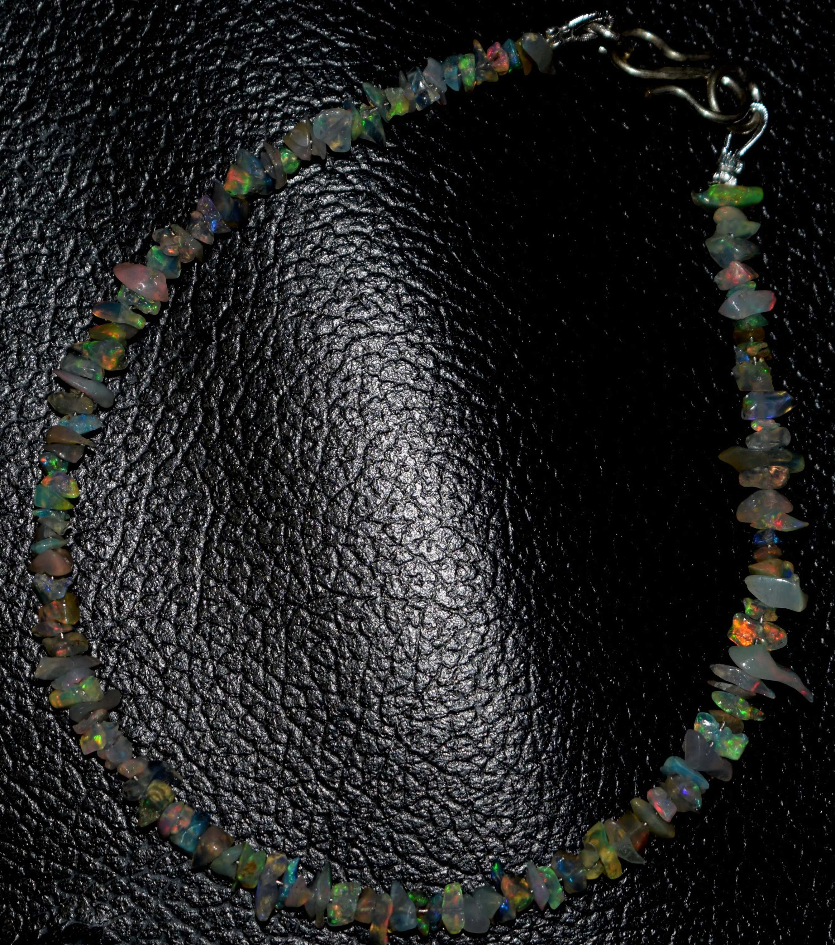 Оптовая продажа ручной работы изящные 925 Серебряные эфиопские опаловые драгоценные Камни натуральные 4-6 мм Неразрезанные Бусы Браслеты однотонные 9 дюймов браслет комплект ювелирных изделий