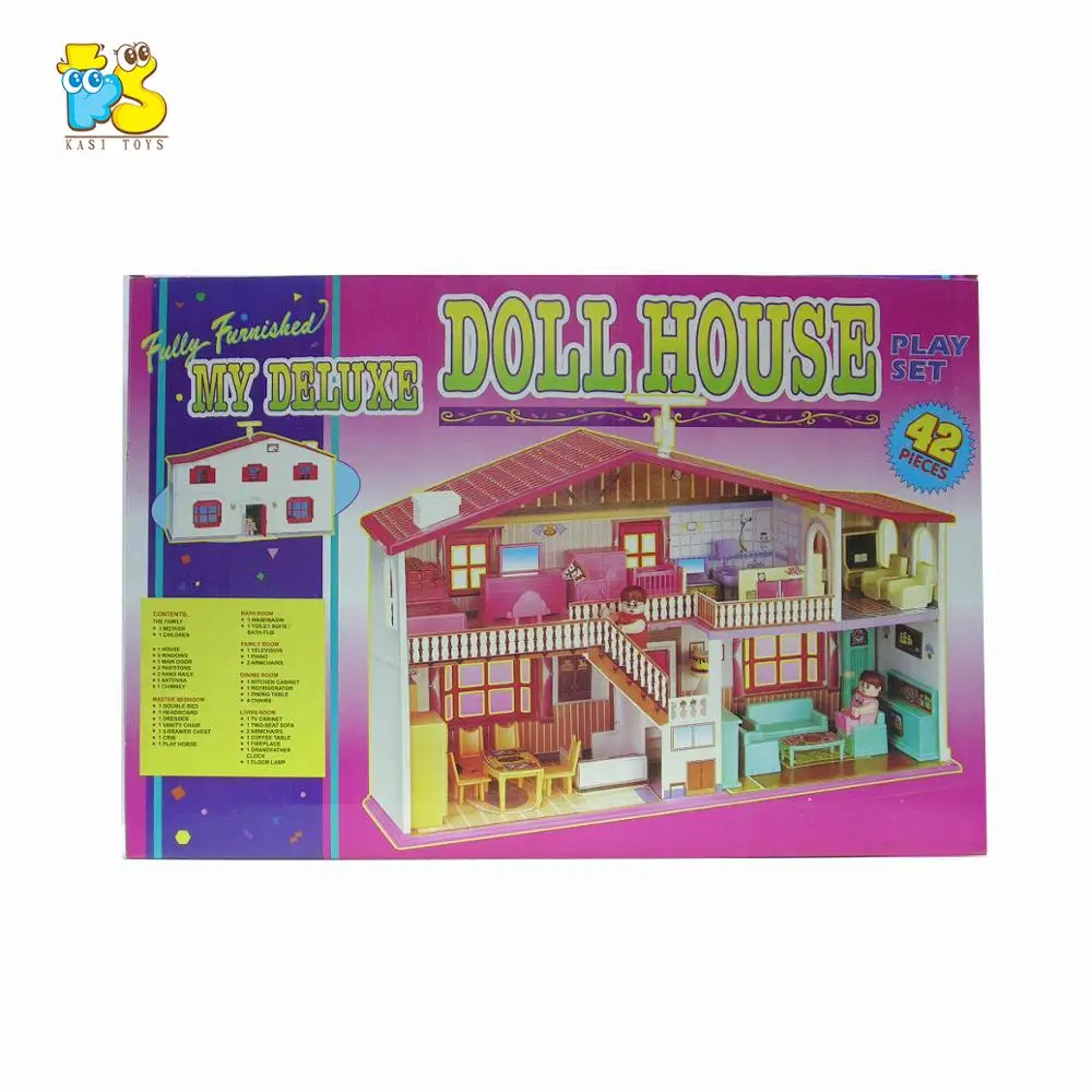 Детский игровой кукольный домик, набор для ролевых игр, diy мебель