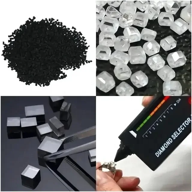 Wholesale Customized VS/VVS Raw Diamond lab created diamond HPHT Synthetic Lab Grown Rough Uncut Diamond