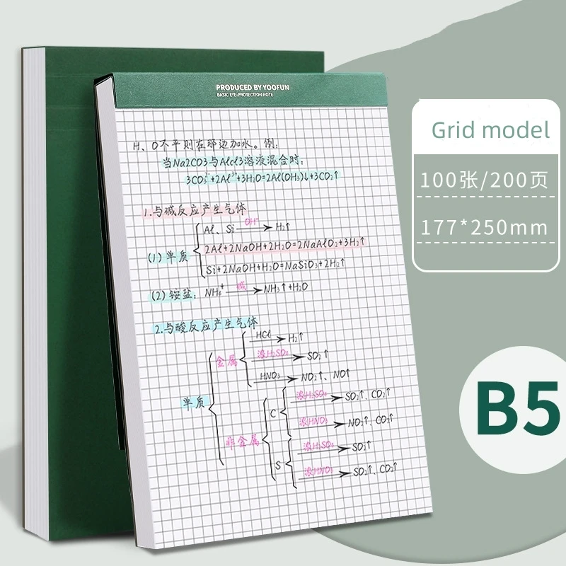 Wiriting Notepad With Tear Per Page Lined Dotted Gird Blank Page Stationery Pad Notepad