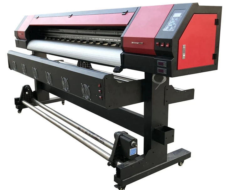 
Cheap Outdoor Advertising Industrial large format vinyl eco solvent printer with DX6 Printhead 