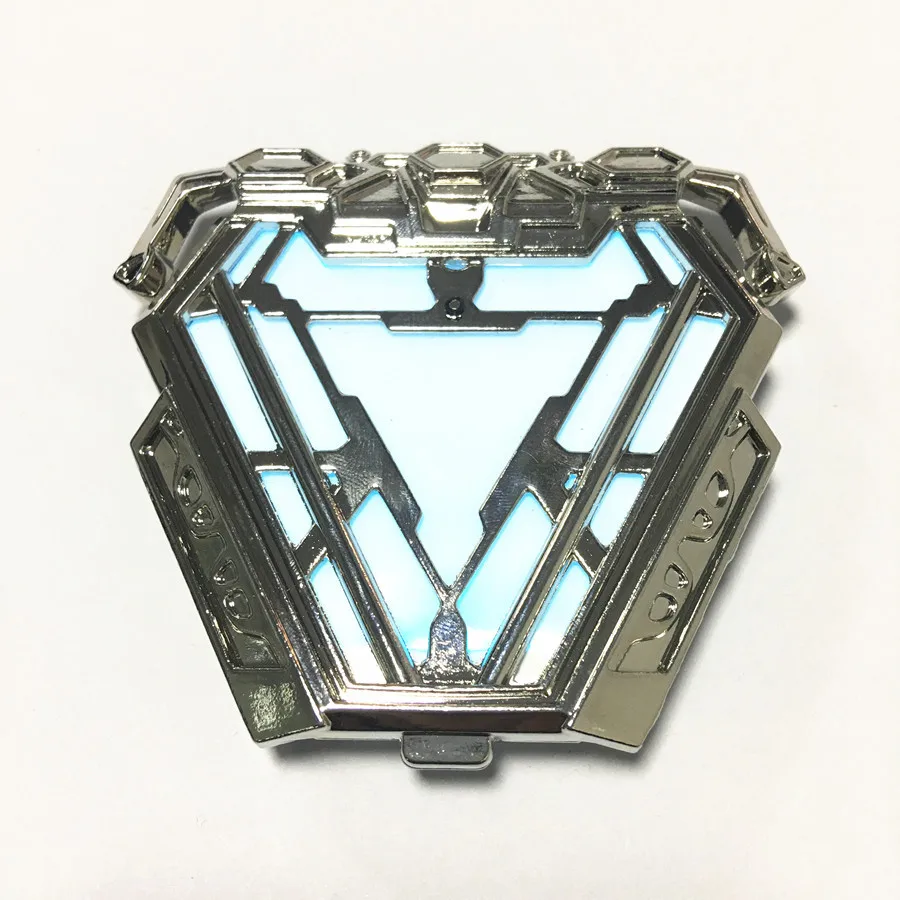 Wearable Marvel Iron Man reactor chest light model with LED light