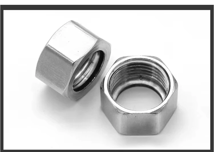 30X13 SS410 Hex Flange Stainless Steel Self Locking Hex Nut for Bolts