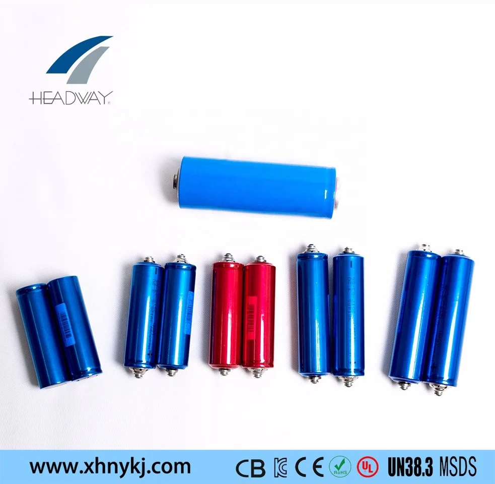 Small volume lithium cylindrical cells lithium ion LiFePO4 40152(3.2v17ah) battery