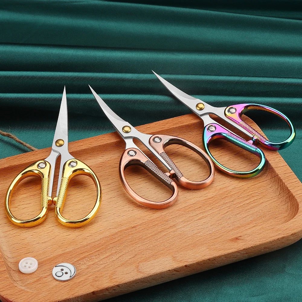 Scissors Sewing Thread Scissors Stainless Steel Cutting Scissors For Tailor Clothes Fabric Hair Handmade Home Accessories