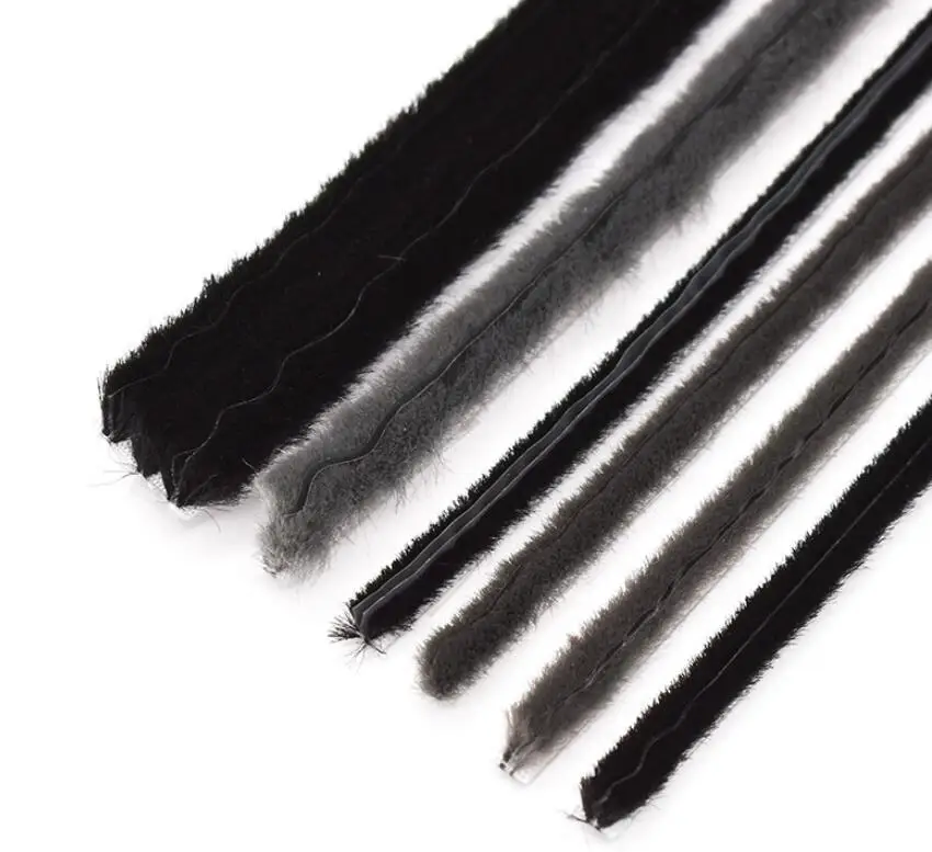 aluminum window and door weather strip dust proof doors and windows accessories non silicon weather strip