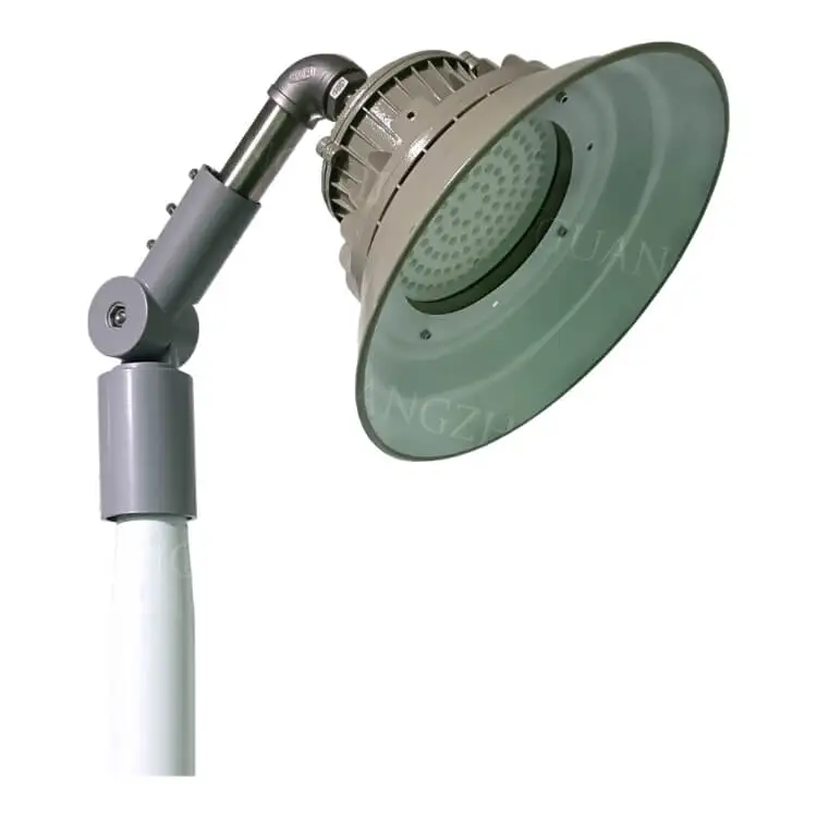 80W 100~240W Floodlights 5 Year Warranty Waterproof IP67 Explosion Proof Hazardous Area Round LED High Bay Light for Gas Station