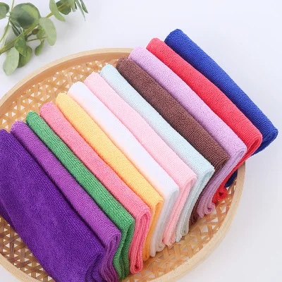 
Cheap 300g microfiber 30x30cm towel for promotion gift 