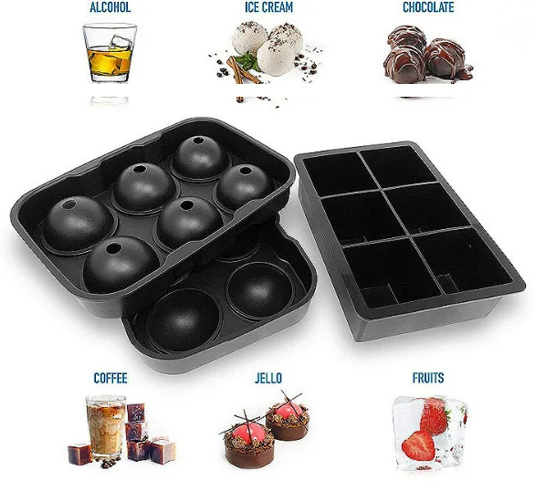 Amazon sells ice cube mold ice hockey craft whiskey beer mold silicone Ice Cube tray mold