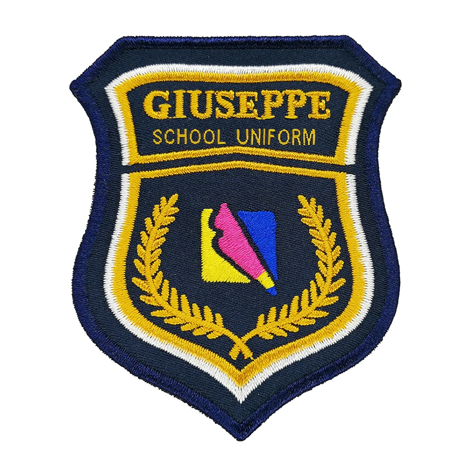 Wholesale Self Adhesive Patches Custom Woven Label Patch  for Clothing