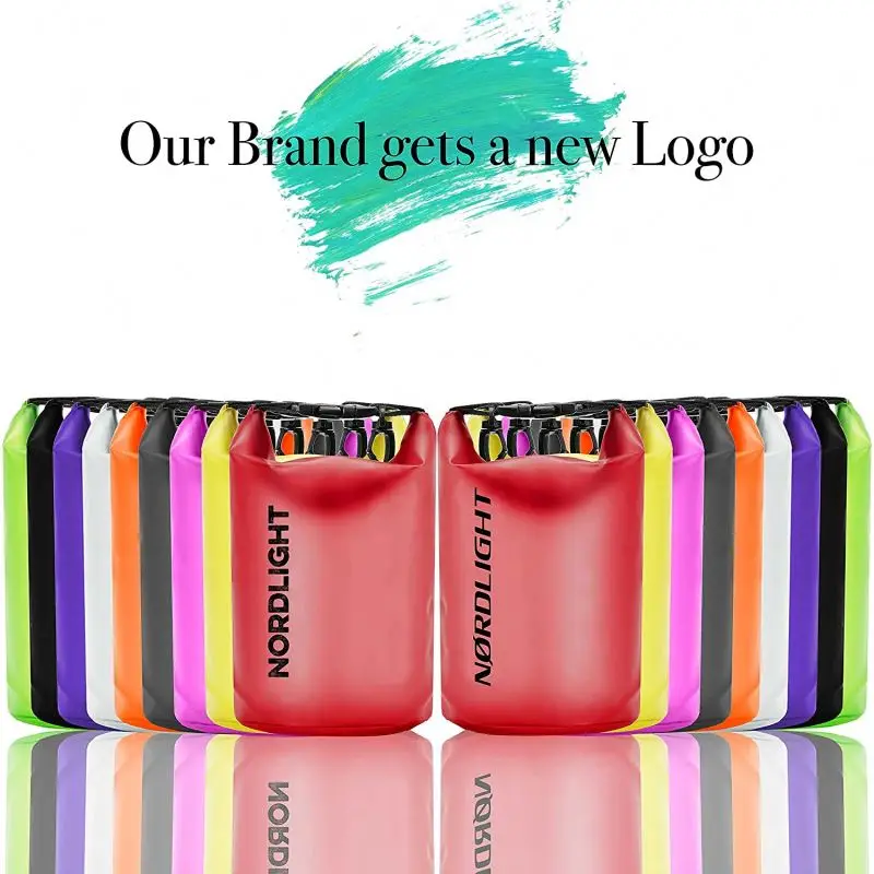 polyester clear rolltop waterproof dry backpack bag