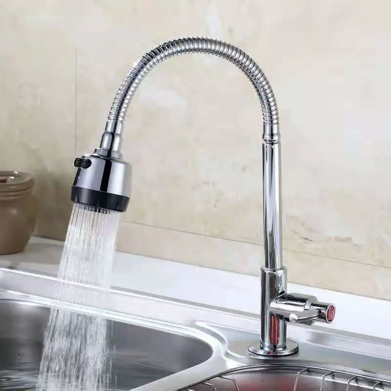 Sanitary Ware Single Cold Water Kitchen Faucet New Design Taps And Faucets Manufactures