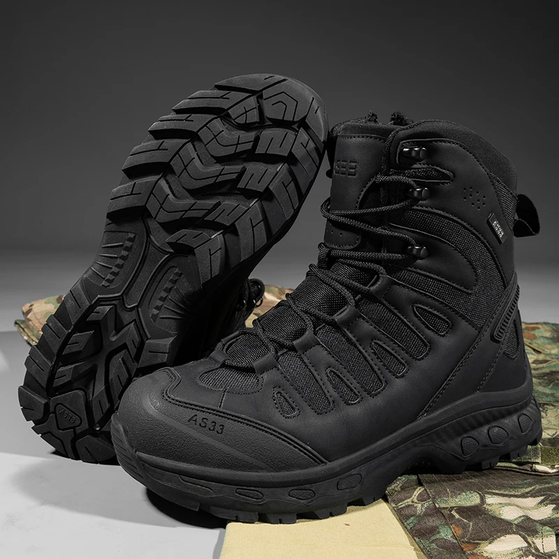 Best Hiking Shoes Manufacturer Outdoor Hiking Waterproof Strong Outdoor Training Boots Tactical Ankle Boots custom shoes men