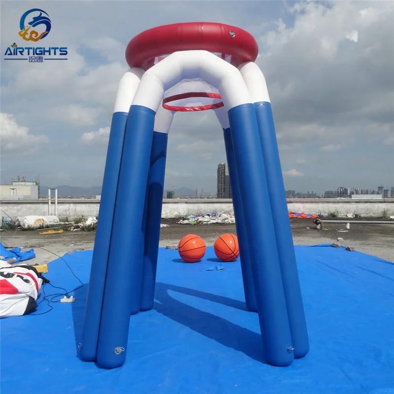 Quick Delivery Shooting Goal Air Sealed Big Inflatable Basketball Hoop for Throwing Game