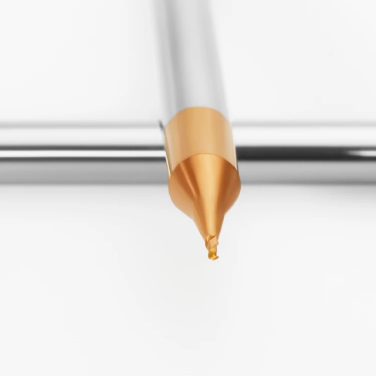 High precision micro path milling cutter 2 Flute 1mm Tungsten Carbide End Mill Micro Milling Cutter HRC60