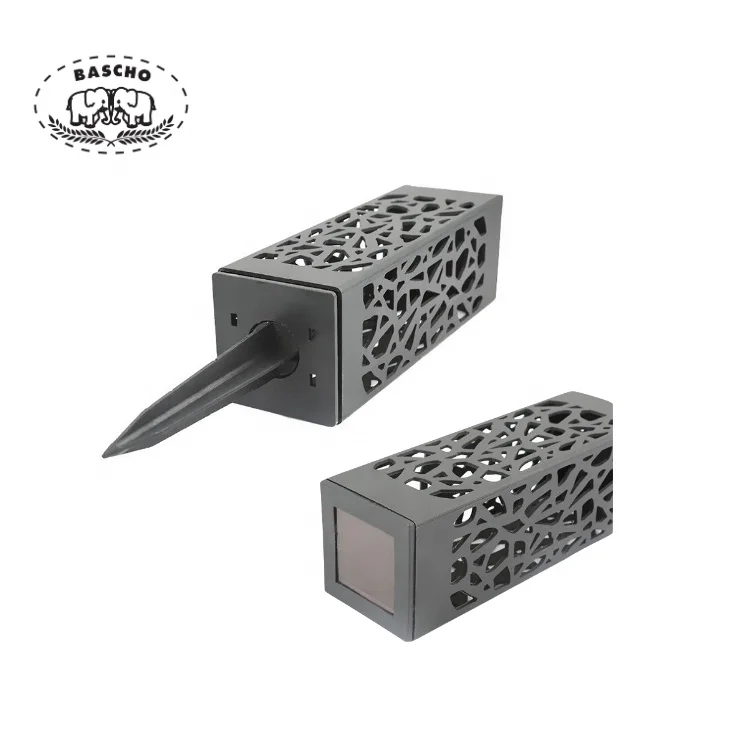 Home light outdoor garden light laser hollow out led solar lawn lamp