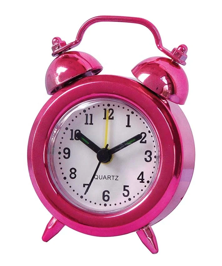 Children Clock Small Promotion Gift Mini Pretty Plastic Lens Cheap Alarm Clock for Kids