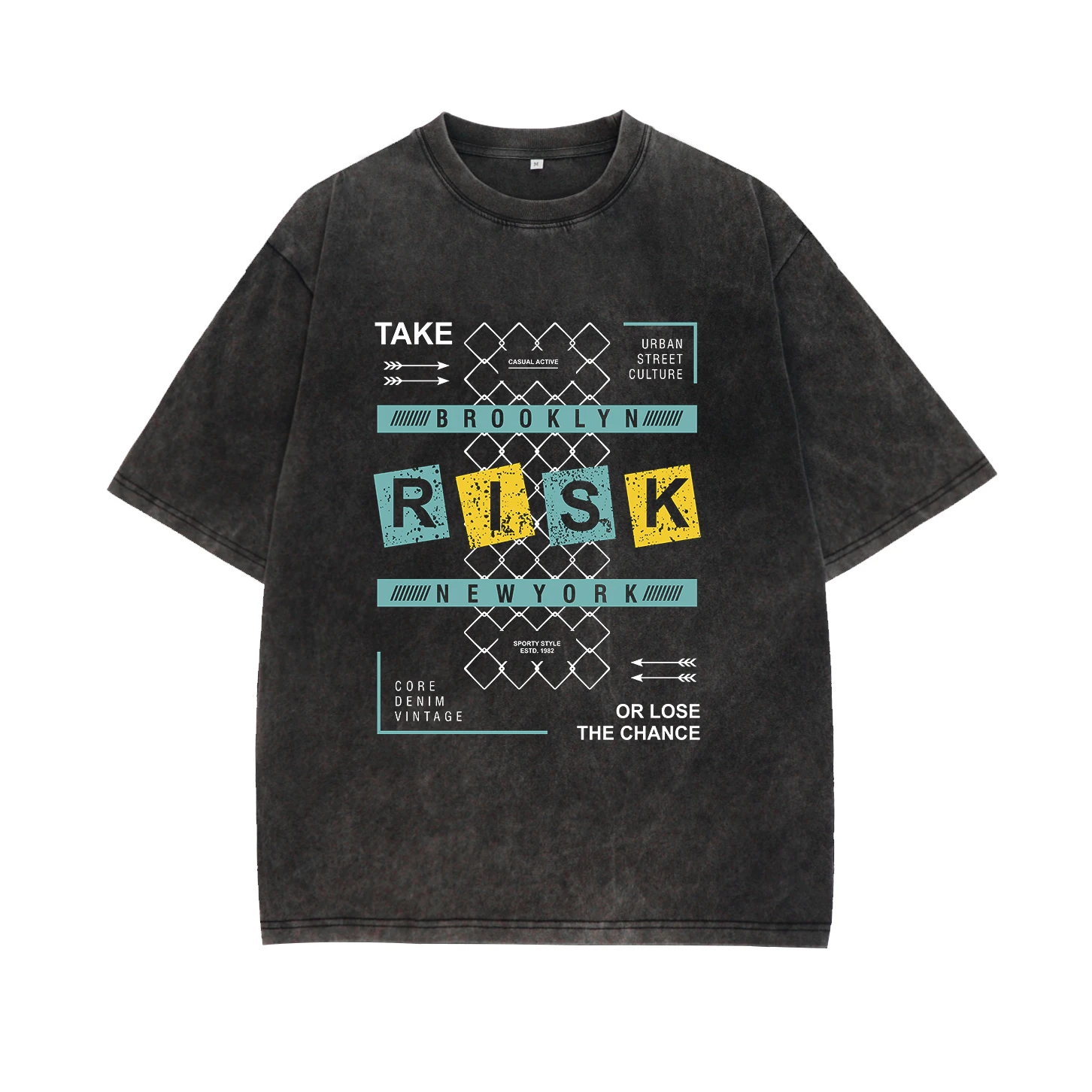 Custom Wholesale Designer High Quality Drop Shoulder Graphic Tees Cheap Print All Over Screen Printing T-shirt