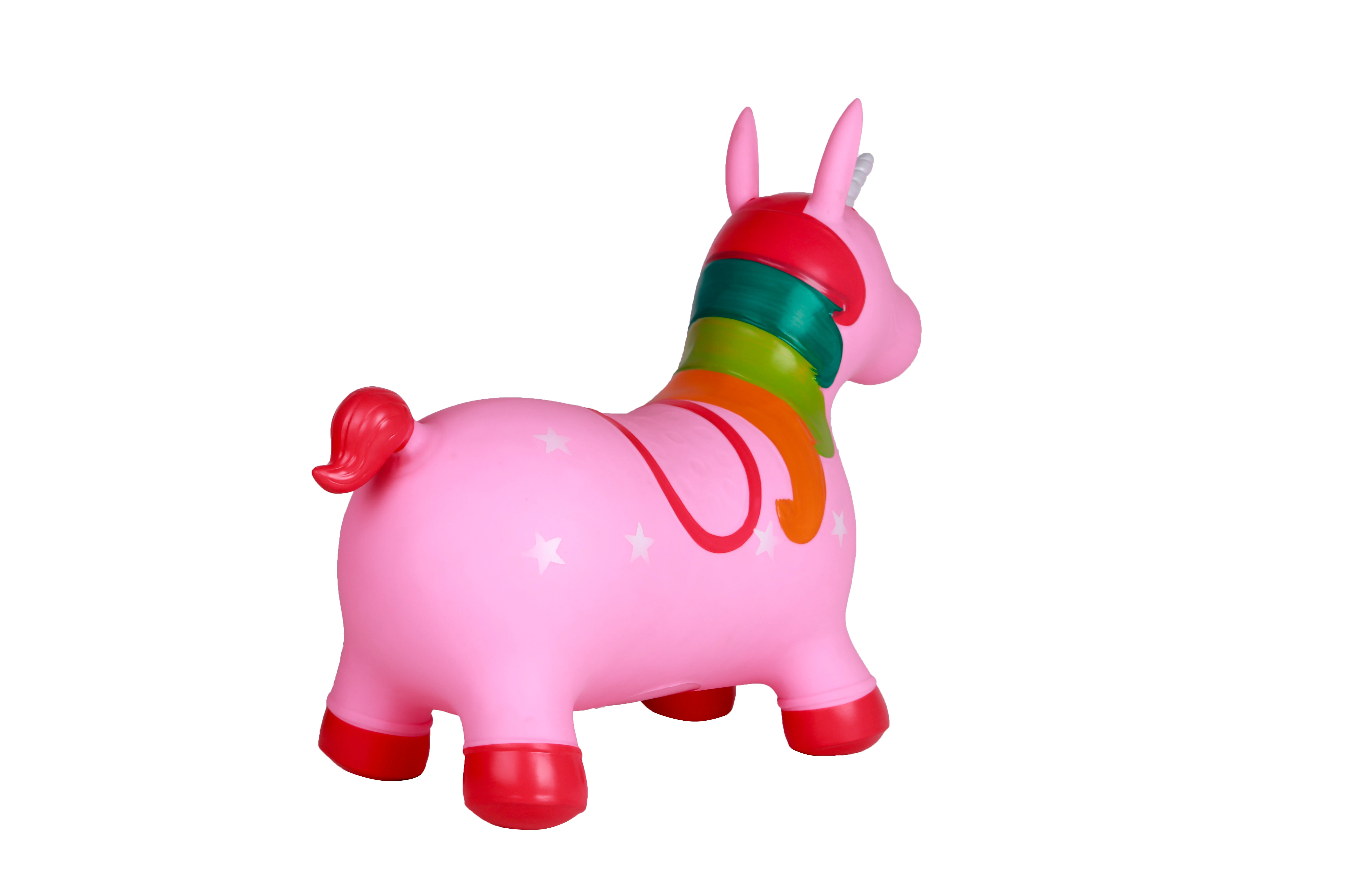 jumping animals pvc inflate unicorn orange best kids horse jumping