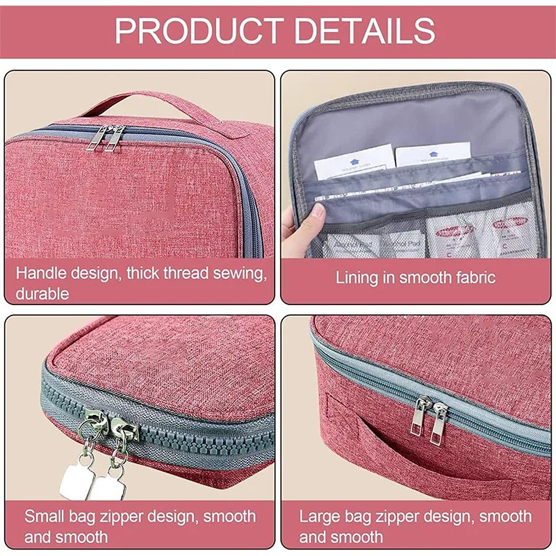 Large Capacity Document Storage Bag Carry-on Travel Organizing Bag Multi-function Certificate Storage Box