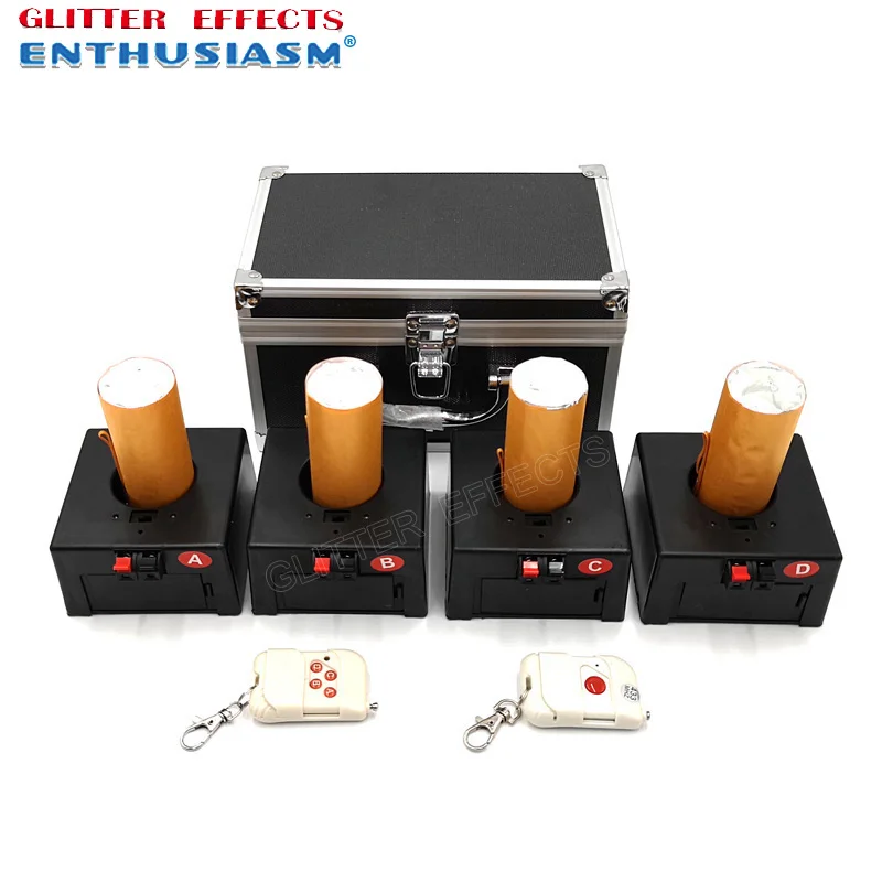 
D04 Remote control 4 cue fireworks fountain base firing system 