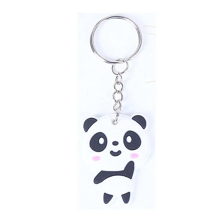 Custom Cute Cartoon Keychain PVC Soft Rubber Pendant Gift Fashion Creativity Keychain